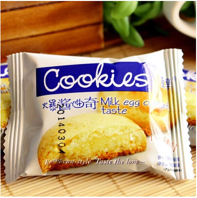 友享爆醬曲奇牛奶蛋羹味 三月爆品，獨立包裝，美味與便捷的融合